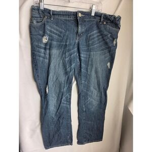 Liz Lange Maternity Jeans Women  Blue Medium Wash Regular Mid Straight